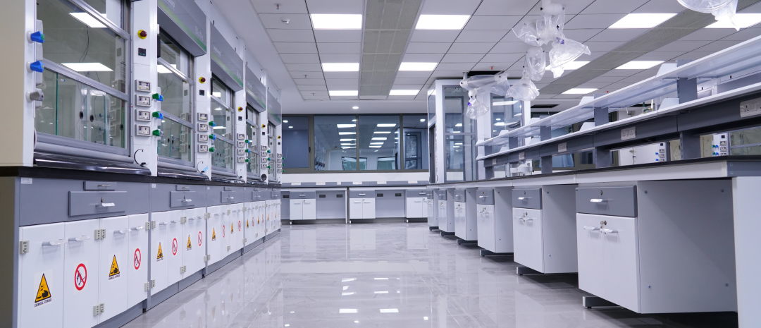 Scientists working in a lab