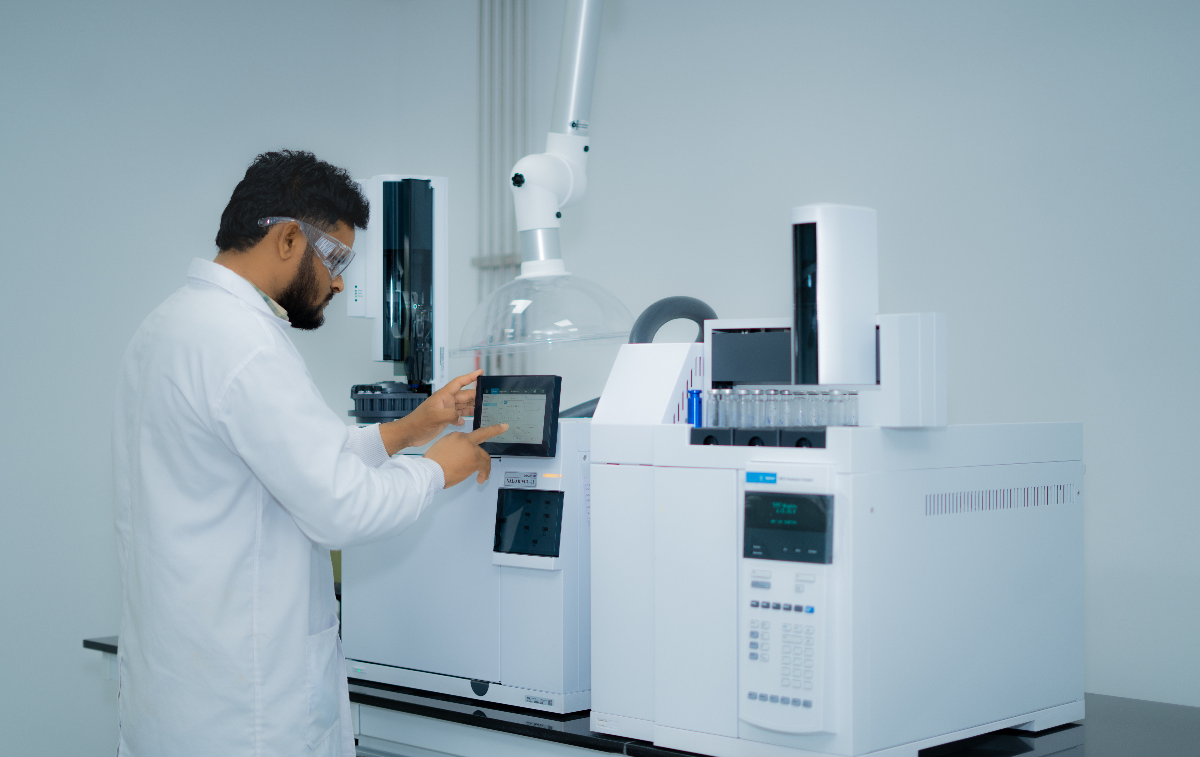 Scientists working in a lab